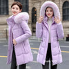 Women's Down Cotton Jacket Comfortable Elegant Ladies Winter Parka Coat Loose Temperament Lady Cotton Padded Outerwear