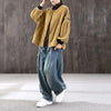 High waisted Oversized Loose Jeans Women's Streetwear Spring and Autumn Art Retro Casual Denim Lantern Pants Female