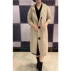Spring Autumn Jacquard Twists Cardigan Sweater Large Size Women Long Hooded Single Breasted Knitted Cardigan Coat M-5XL