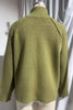 Lazy Style Sweater Jacket for Women Autumn Winter Thicken Warm Soft Knitted Cardigans Zipper Stand Collar Cardigan