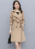 Trench Coat Women Double-Breasted Trenchcoat Lace Female Autumn Casual Coats Windbreaker Outwear Raincoat Streetwear