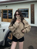 Women's Korean Style Relaxed Trench Coat Vintage Khaki Utility Jacket Spring Fall Casual Chic Versatile Outerwear