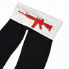 Aesthetic Gun Print Y2K Pants Rock Punk Style Comfortable Pants Gothic Retro Casual Women's Wide Leg Pants Emo Girl