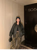 Spring Autumn Cool Handsome Retro Oversized Distressed Brown Soft Faux Leather Jackets for Women Zipper Runway