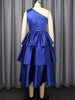 Women Elegant Shiny One Shoulder Ruffle Layered Christmas Party Dresses Date Out Birthday Wedding Guest Event Occasion Gowns