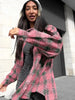 Blouse Women's Shirts Spring Autumn Plaid Long Sleeve Shirt Loose Tops Casual Coat Женский Топ Blusas Mujer Рубашка Женская