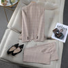 Khaki Blue Plaid Suits Women Spring Prfessional High End Casual Blazer And Pants Sets Office Lady Work Wear