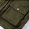 Vintage Turn-down Collar Suede Jackets Women Full Sleeve Breasted Pocket Coat Female Autumn Winter Chic Casual Wear