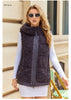Gasmam Winter Down Jackets Women Warm Pluggable Sleeve Thermal Vest Classic zipper Lacing Design Pocket Hooded Parkas 83369