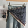 1pcs Retro Triangular Binder Headcloth Women's Niche All-Matching Scarf Jeans Belt Triangular Scarf