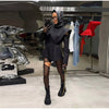 Hollow Out Long Sleeve Blazer Jacket For Women Spring Solid V-neck Waist Suit Coats Office Lady Chic Outerwear