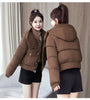 Winter Korean Hooded Bread Jacket Women Parkas Casual Thicke Warm Down Cotton Padded Short Jacket Female Outerwear
