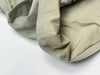 Casual Stand-up Collar Safari Style Mid-length Coat for Women A-line Pleated Waist Spring and Autumn Trench