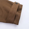 Women's Hooded Short Trench Coat in Olive Green, Brown, and Black, Double-Breasted with Pocket Details, Casual Jacket