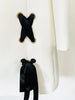 High Street S/S Designer Runway Women's Long Sleeve Ribbons Lacing Up Dress