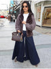 Elegant Fur Knitted Coat Fall Feminine Jackets Vintage Modest Casual-chic Stylish Versatile Party Women Streetwear