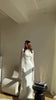 Spring Wine Red Stand Collar Long Sleeve Slim Fit Slit Long Dress Women Elegant Temperament Flowy Gown