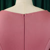 Dresses for Woman O Neck Full Sleeve Belt Waisted High Waisted Pleated A Line Ankle Length Elegant Female Birthday Gowns