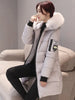 Zipper Pockets Design Plus Size Jacket Women Winter Collar Hooded Parka Clothing Elegant Slim Warm Thick Female Coat