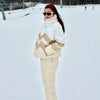 Argyle Women's Cotton Coat Stand Collar Zippers Thicken Patchwork Lamb Hair Jacket Autumn Winter Lady Chic Tops
