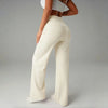 High Waisted Yoga Pants for Women, Loose Wide Leg Workout Trousers with Pockets for Running and Outdoor Exercise