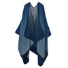 Winter Poncho Women Capes Scarf Imitation Cashmere Ladies Scarves Warm Shawls Wraps Woman Ponchos Bufanda Mujer Foulard