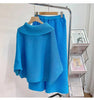 2 Pieces Sets For Women Beading Loose Shirts With Wide Leg Pants Female Elegant Clothing Spring Autumn 2DB2230