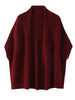 Women 100% Merino Wool Shawl Spring Autumn Sweater Capes Grace Style Cashmere Capes Knitwear Cardigan