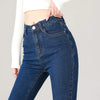 Women's Slim Skinny Jeans Comfortable Stretch Casual Solid Colours Pencil Pants Female Black Denim Trousers