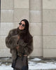 Modern Faux Fur Like Plush Jacket Autumn Winter Women's Warm Trench Coat Thicken Lady's Party Street Wear