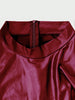 Classic Bodycon Lace-up Women's Dress Solid Hip Wrap Buttons Midi Short Dressses With Sleeves High Neck Woman Clothing