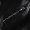 Women Fitted Black Faux Leather Biker Jacket Slim Waist Zip Up Moto Coat Y2K Streetwear