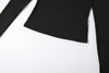 Mesh Patchwork 3 Piece Set Woman O-Neck Full Sleeve Tops+Shorts+Thin Leggings Tight Stretch Midnight Hipster Clubwear