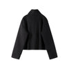 Spring Stand Collar Short Jacket For Women Elegant Long Sleeve Single Breasted Coat Elegant Lady Outerwear High Street