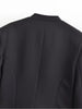 Women Baroque Cropped Jacket Military Inspired Structured Shoulder Asymmetric Hem Elegant Short Blazer Jacket Outerwear