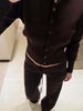 Fall Winter Knitted Suit Solid Cardigan Top Women's O neck Knitted Sweater Straight Trousers Two Piece Set Casual