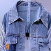 Splicing Denim Jacket Women Spring Autumn Korean Denim Shirt Ladies Tops Casual Jean Coat Female Windbreaker
