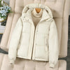 Short Casual Down Cotton Jacket Women Parkas Hooded Korean Style Winter Cotton Clothing Female Coat Outerwear