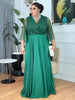 African Dresses for Women Plus Size Africa Clothes Dashiki Ankara Spring Outfits Gown Elegant Muslim Wedding Party Midi Dress