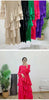 Spring Ruffles Pleated Dress Women Round Neck Flare Sleeves Loose Chic Long Length Female Party Clothes 2DA3391