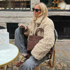 Women's Teddy Coat Faux Sheepskin Coats for Women Warm Winter Woman Coat Fluffy Jacket Women Short Hairy Coat Woman