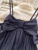 French Sweet Bow Camisole Mini Dress for Women Korean Version Pink Ruffle Edge Sexy A-line Dress T106