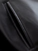 Women Black Short Faux Leather Trench Coat Long Sleeve Lapel Jacket With Belt Vintage Lady Motorcycle Jacket Outwear