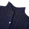 Pleated Clothing For Women Long Sleeve Stand Collar Doulble Pockets Loose Dress Vestido YF576