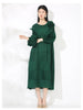 Bandage Dresses Three Dimensional Flower Splicing Design Women's Pleated Dress Chic Cloth