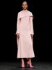 Elegant Long Sleeves Dresses Spring Women Bell Sleeve Long Dress Autumn High Waist Pullover Loose Knee Length Dress