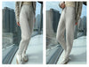 100% Mink Cashmere Knitted Feet Pants Women's Elastic Waist Slim Trousers Warm Joker Radish Pants Autumn Thick Leggings