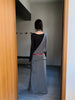 Wasteland Designer Long Dresses Women Winter Autumn Long Sleeve Maxi Dress Grey Khaki Knitted Dress Fall Clothes