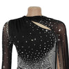 African Dresses For Women Elegant Africa Clothing Turkey Wedding Party Long Dress rhinestone party dress Outfits