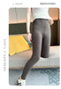 100% Cashmere Knitted Leggings Women High Waist Casual Wool Korean Trousers Solid Thicken Elasticity Ankle-Length Pants